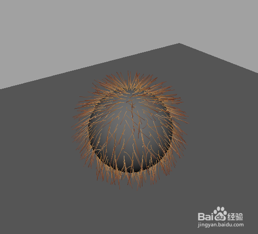 如何用maya做一个白色毛毛球