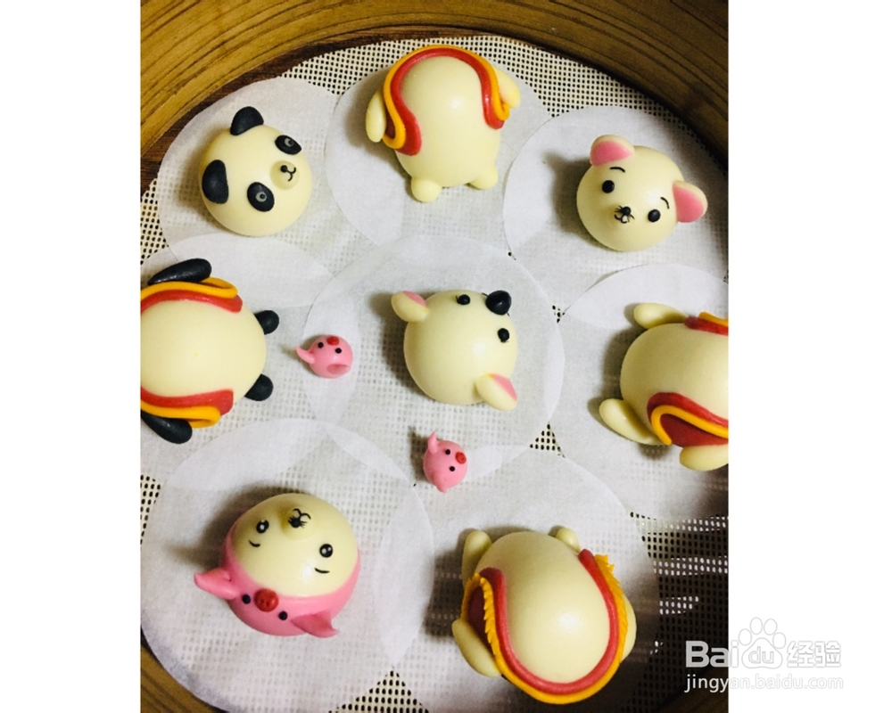 味道绝美的3D卡通造型馒头