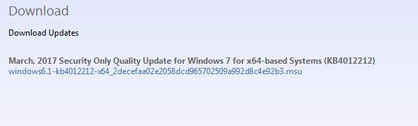 补丁ms17-010怎么下载