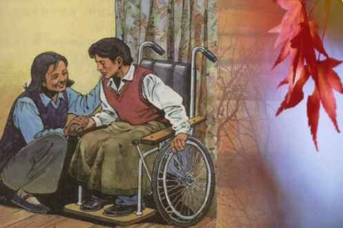 秋天的怀念课文里写了几次看菊花，是哪几句