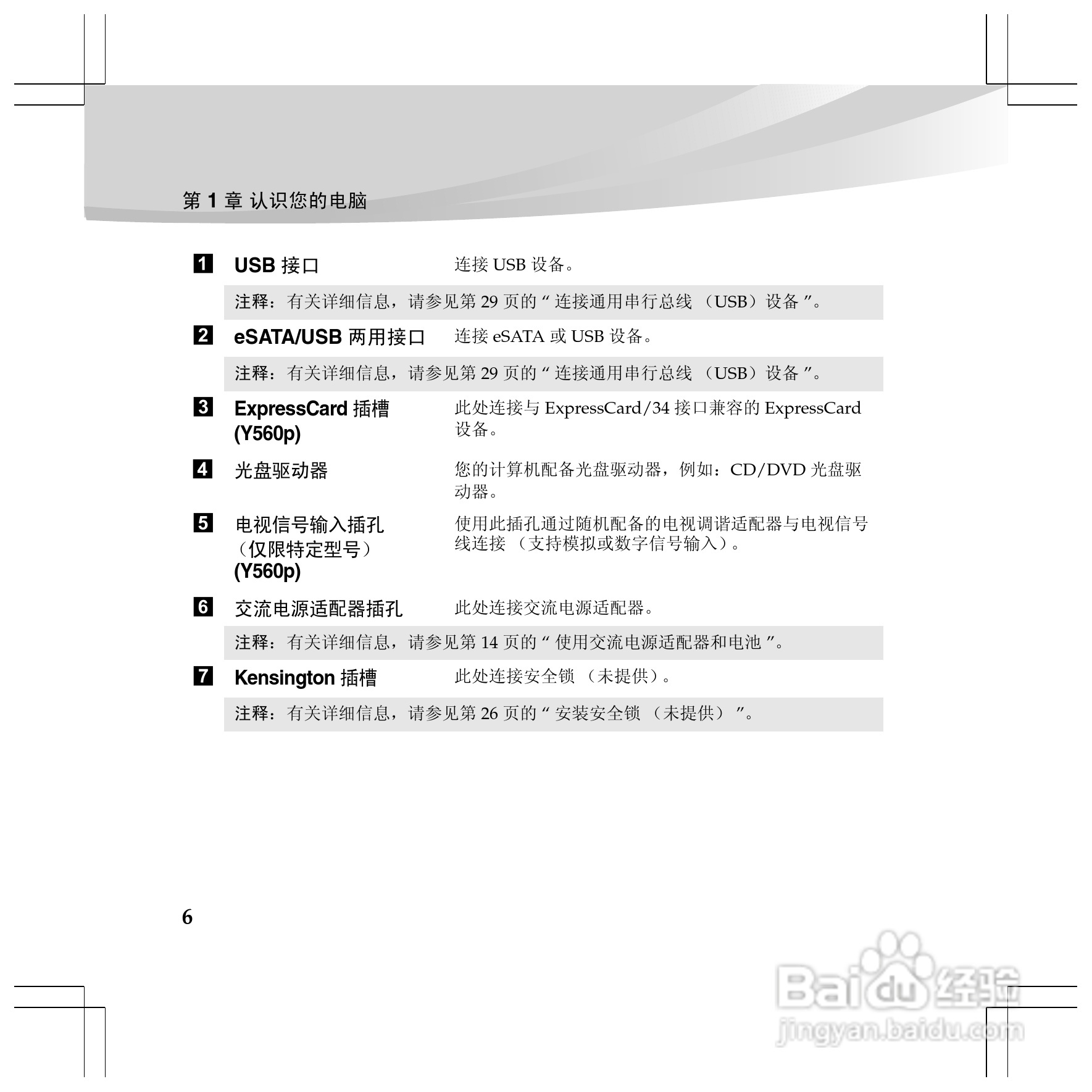 联想Y560p笔记本电脑使用说明书:[2]
