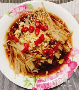 油泼金针菇的做法