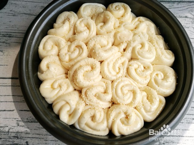 花朵面包很别致！