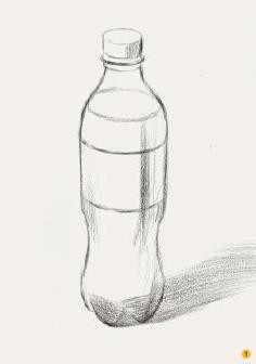素描静物塑料瓶详细讲解