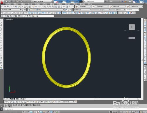 CAD椭圆画框制作教程