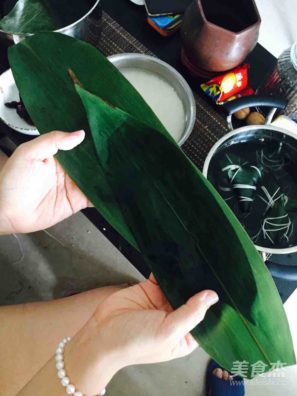 第一次尝试传统豆沙粽子