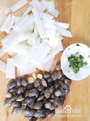 养生食补蛤蜊冬瓜汤的做法