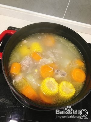 食补养生冬瓜玉米排骨汤的做法