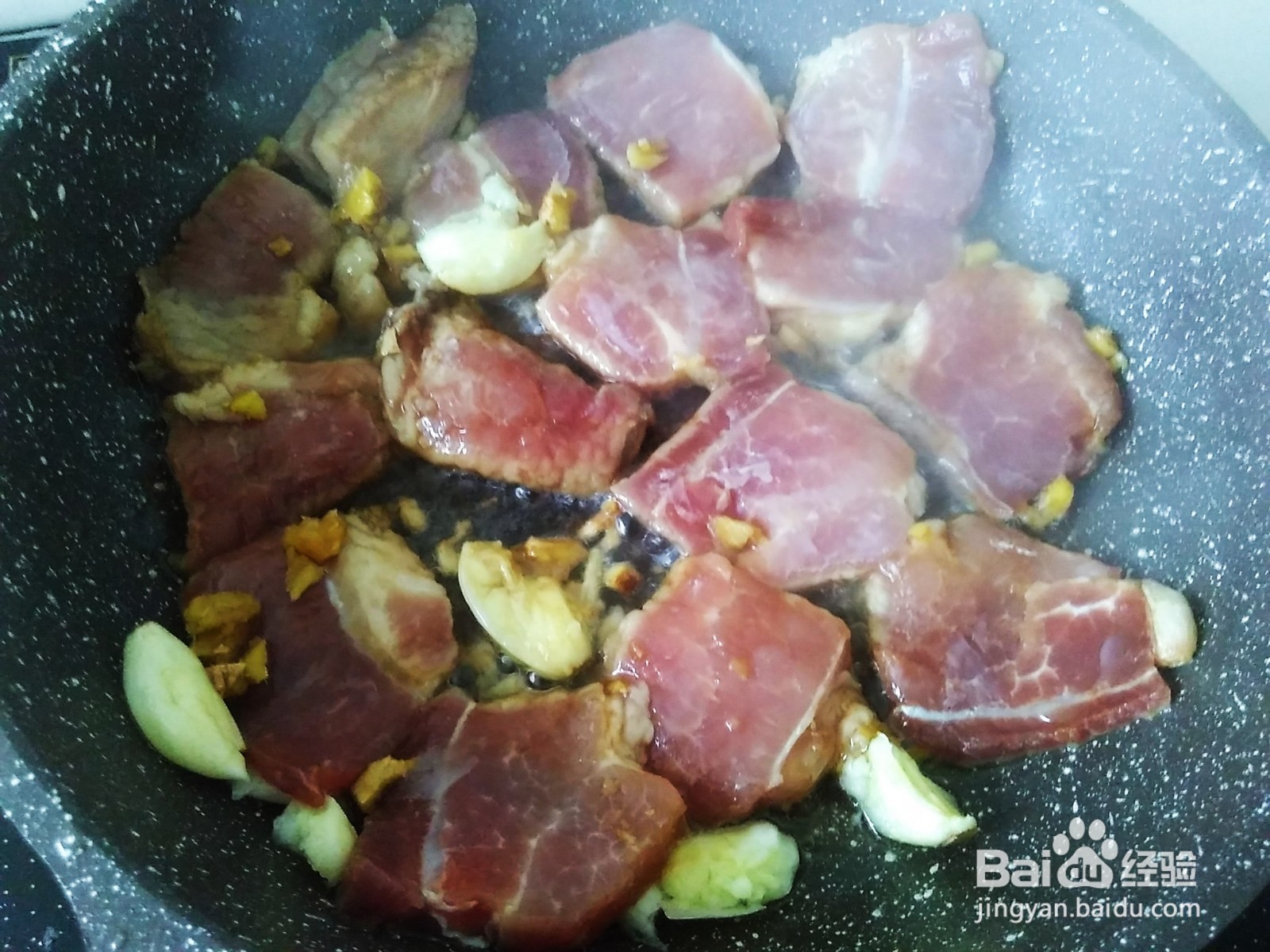 海鲜菇肉片的做法