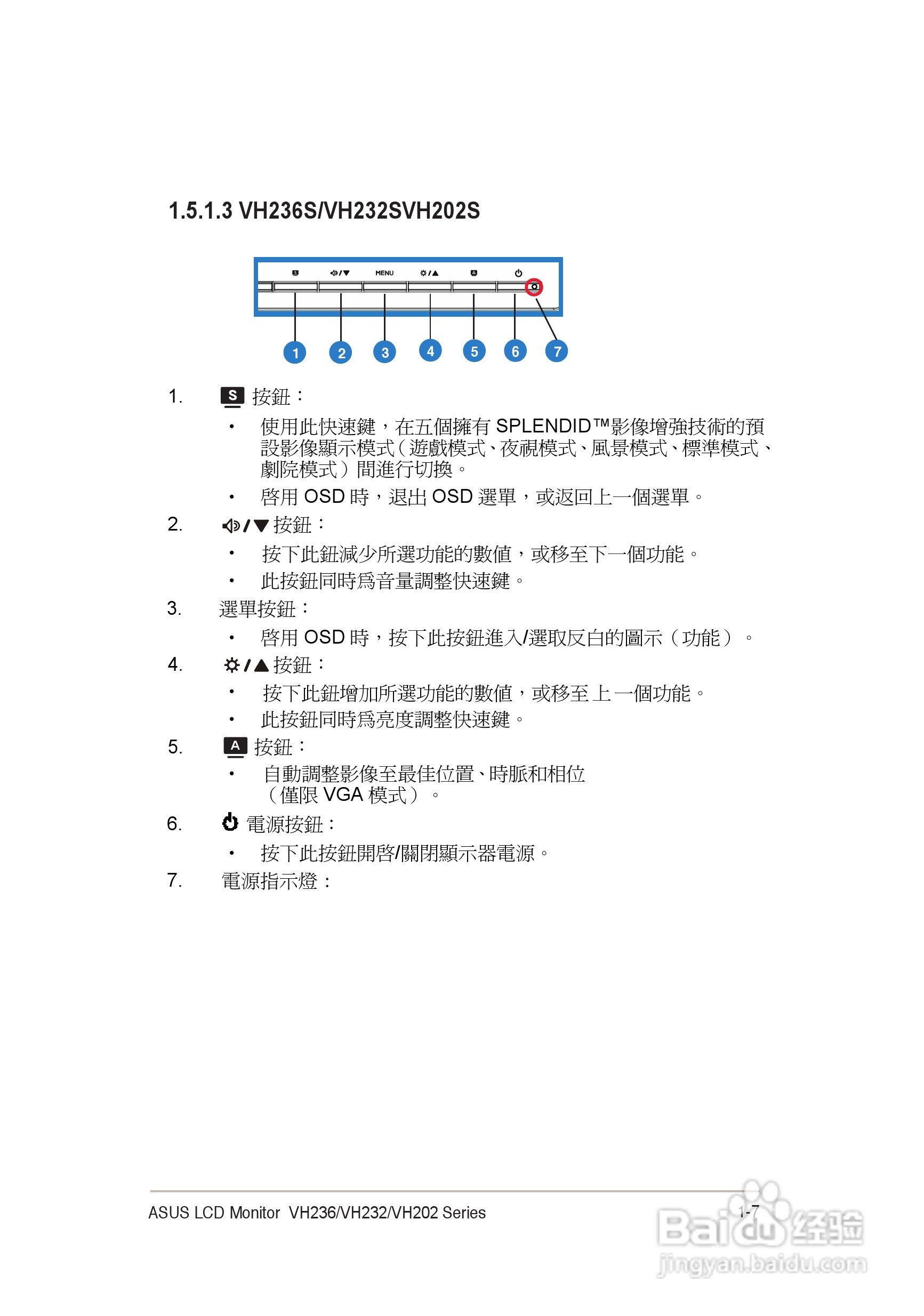 华硕VH232液晶显示器使用说明书:[2]