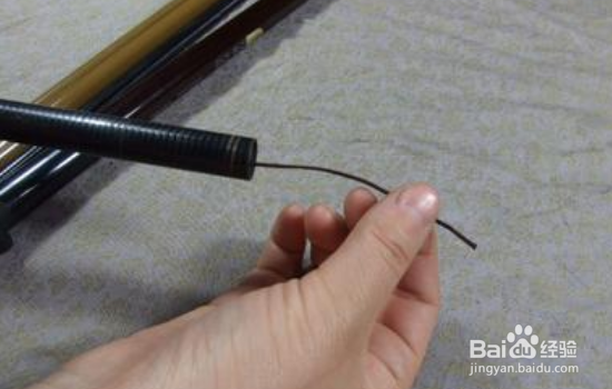 绑鱼竿头的结怎么打