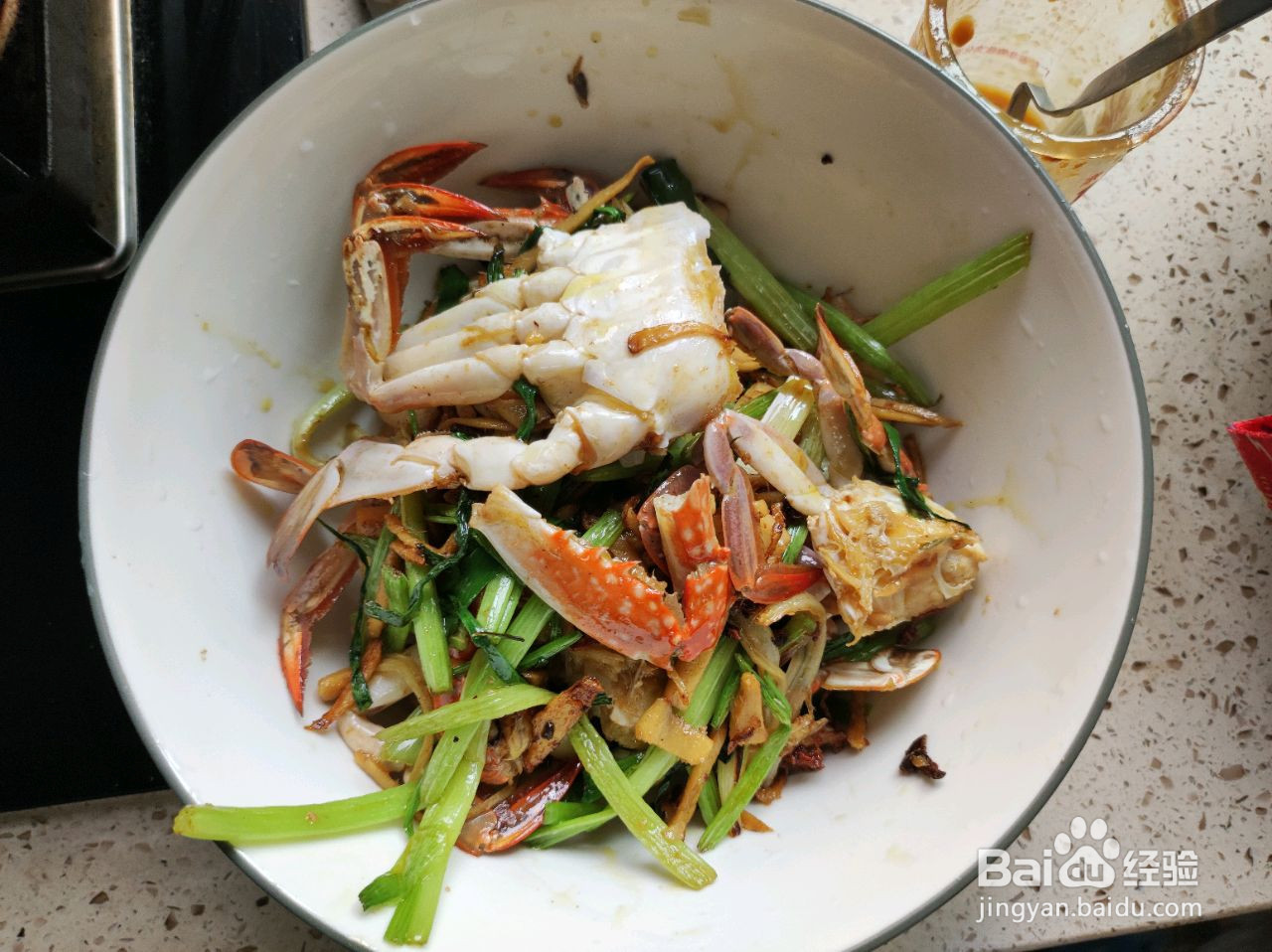 家庭版葱姜炒蟹的做法