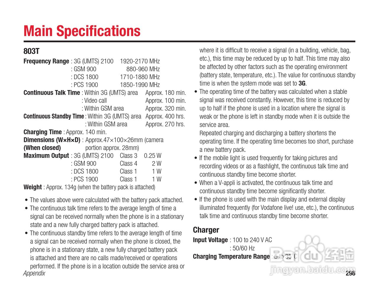东芝803T手机使用说明书:[30]