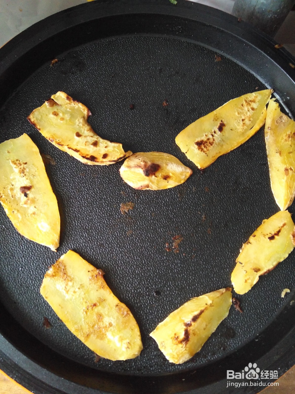 电饼铛烤红薯片-----家庭简单版