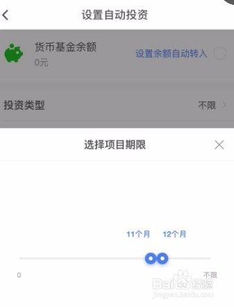 小赢理财自动投资怎么设置好？