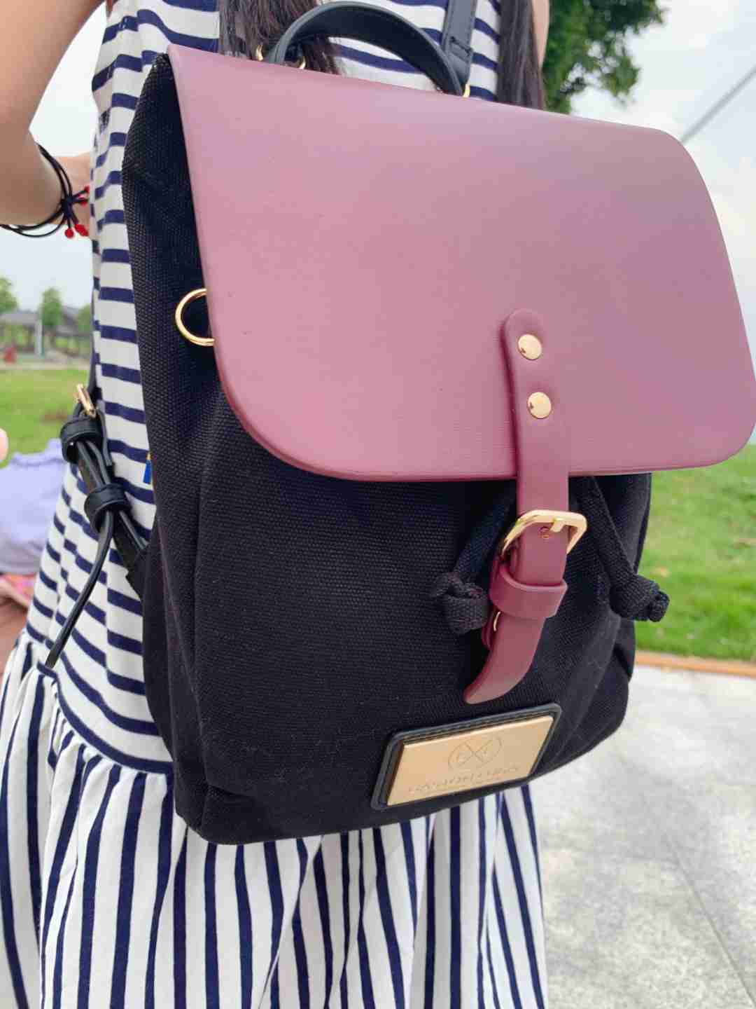 直男老公送的礼物，仙女双肩包包