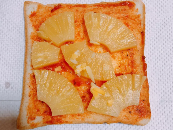 简易版吐司披萨