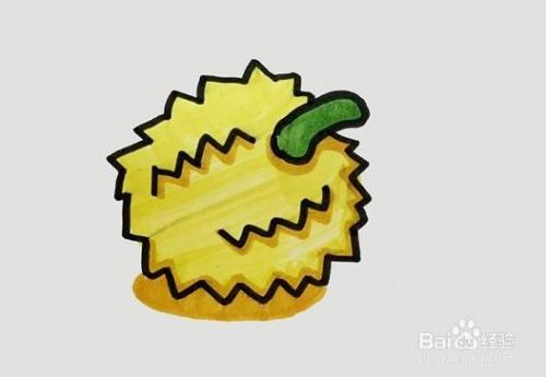 榴莲怎么画比较有胃口