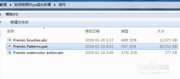 如何将照片转变成水彩画效果PS动作教程