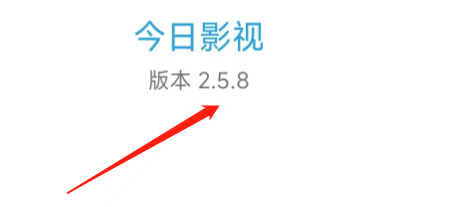 怎样查看今日影视APP的版本号