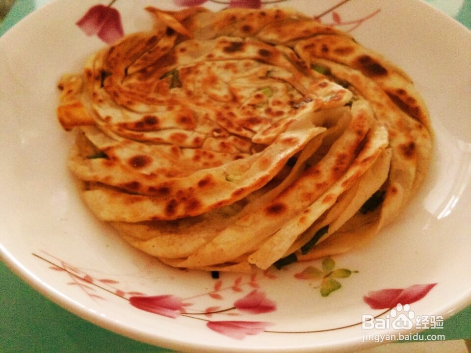 #美食# 葱花千层饼怎么做好吃