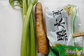 西芹炒山药