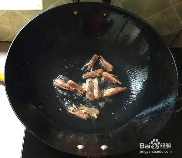虾仁辣白菜炒饭的制作方法