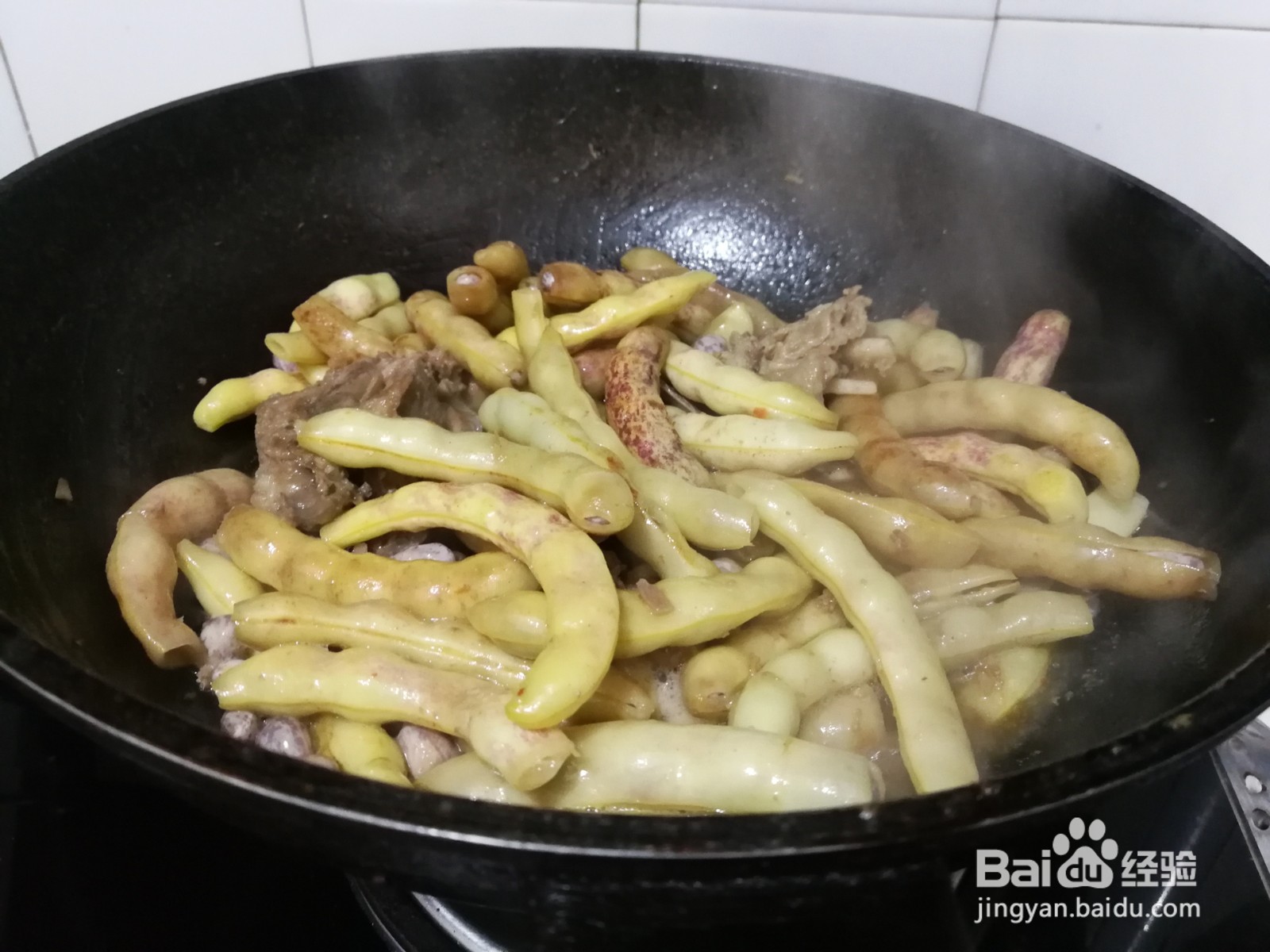 窝瓜炖豆角的做法