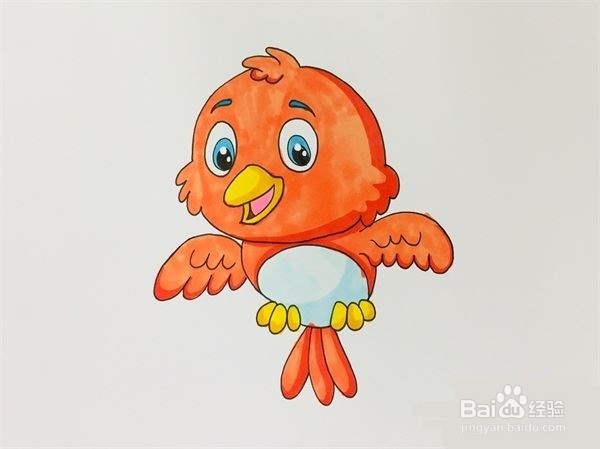 小鸟怎么画 儿童画