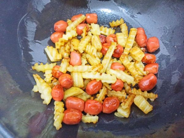 孜然土豆粒粒肠