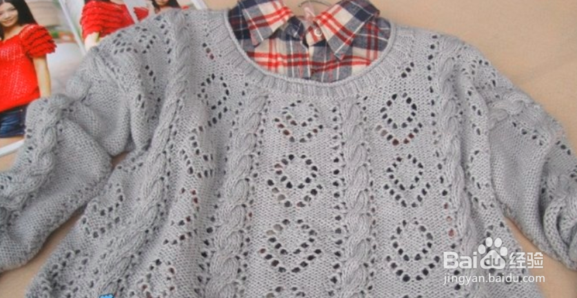 怎样编织套头衫女土？