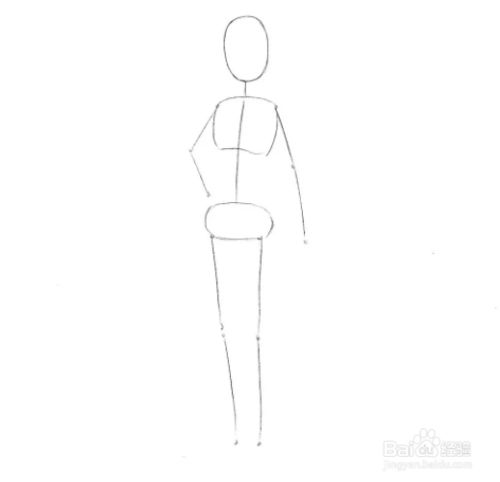 如何画芭比娃娃