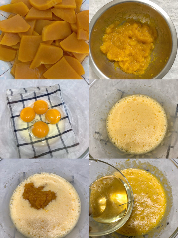 金灿灿金砖南瓜蛋糕