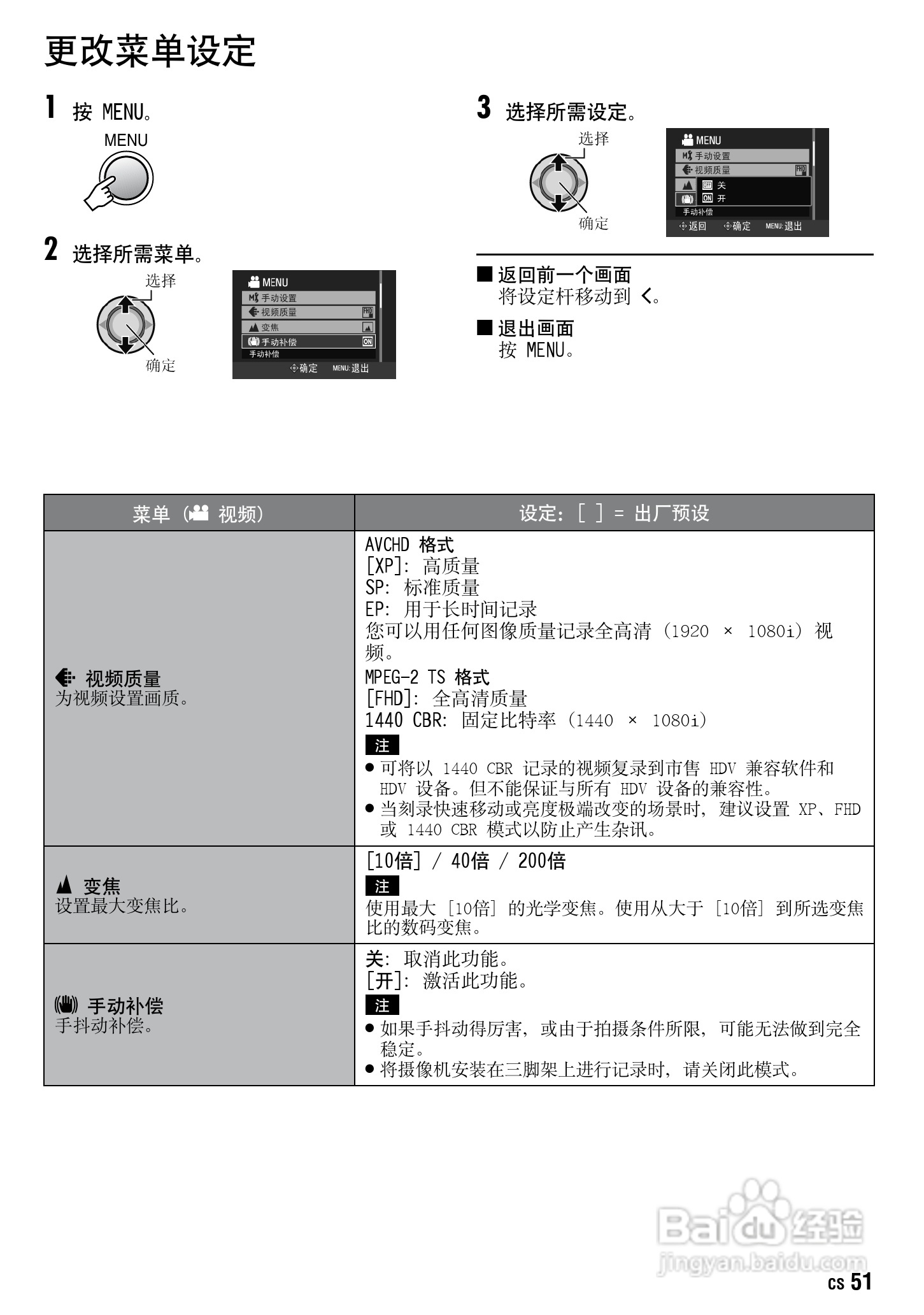 JVC GZ-HD30AC数码摄像机说明书:[6]