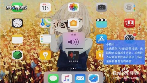 苹果ipad突然没声音了怎么办