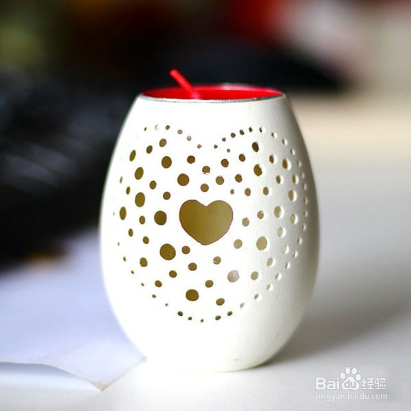 创意手工DIY项目加盟制作的蛋艺烛台教程