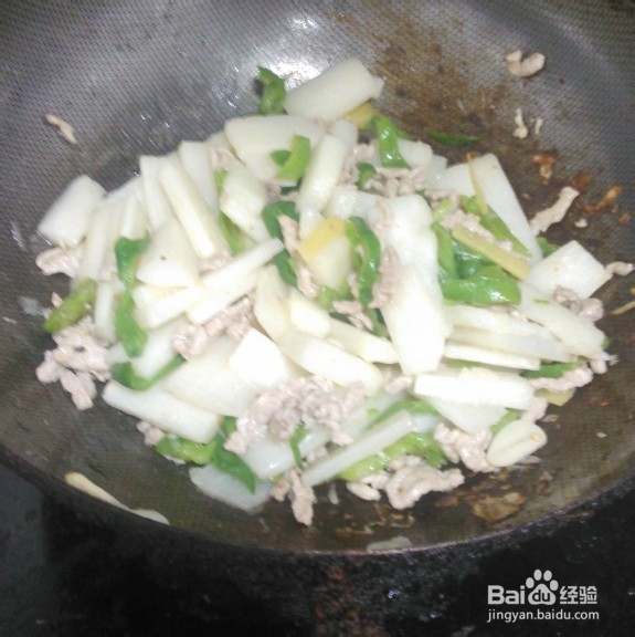 山药怎么做美味—山药炒肉丝