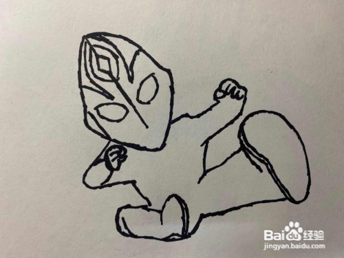 艾斯奥特曼怎么画