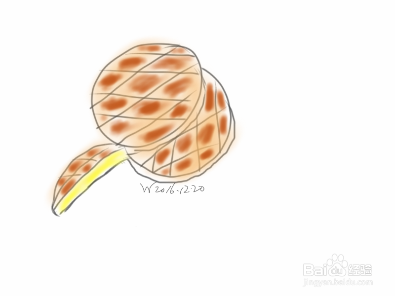 <b>手绘系列之如何画法式松饼</b>
