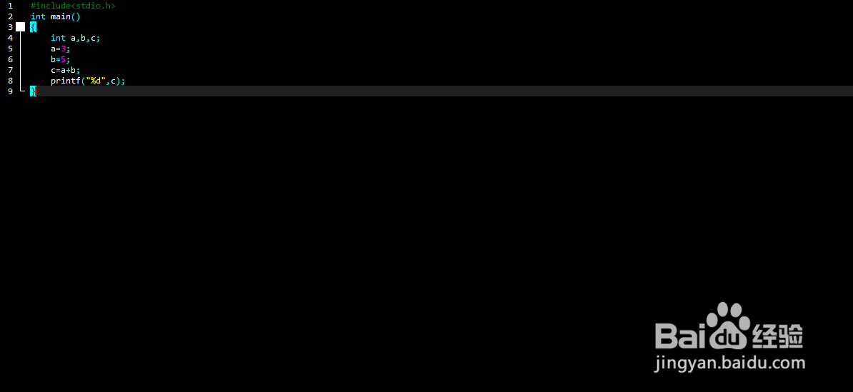 如何用C语言求两个数的和