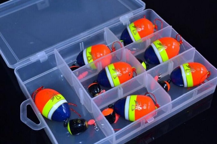 钓鱼用的各种用具分别是