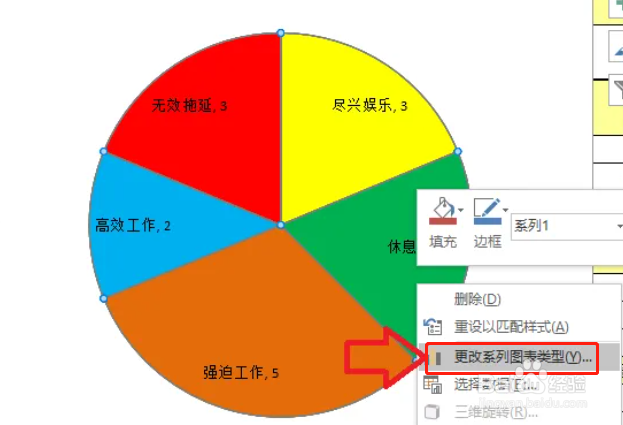 Excel如何将二维饼状图变成三维饼状图