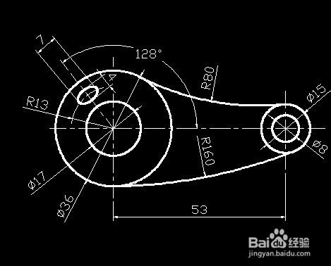 Autocad 基础实操练习手册 12 4圆1椭圆练习 百度经验