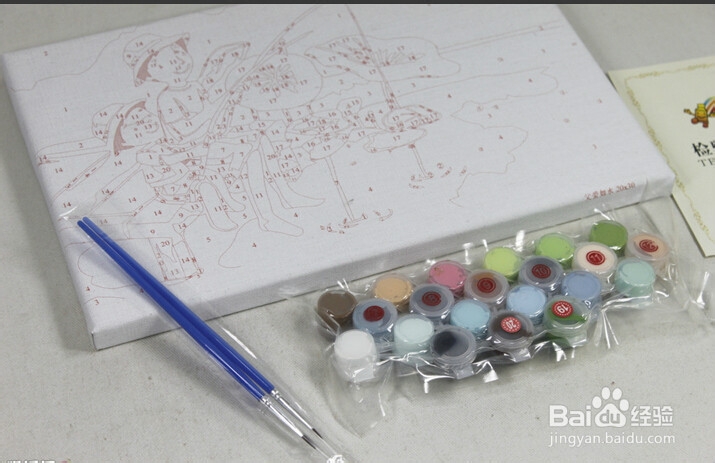 如何画数字油画