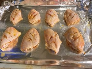 脆皮鸡翅制作过程