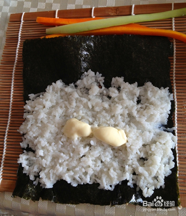 家庭简易版----寿司(紫菜包饭）