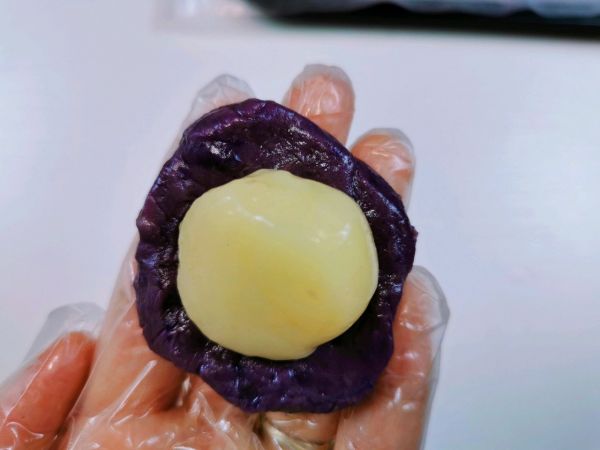 紫薯芋泥仙豆糕