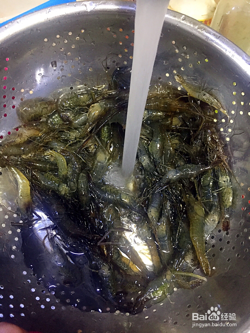海鲜教程之韭菜炒河虾的做法
