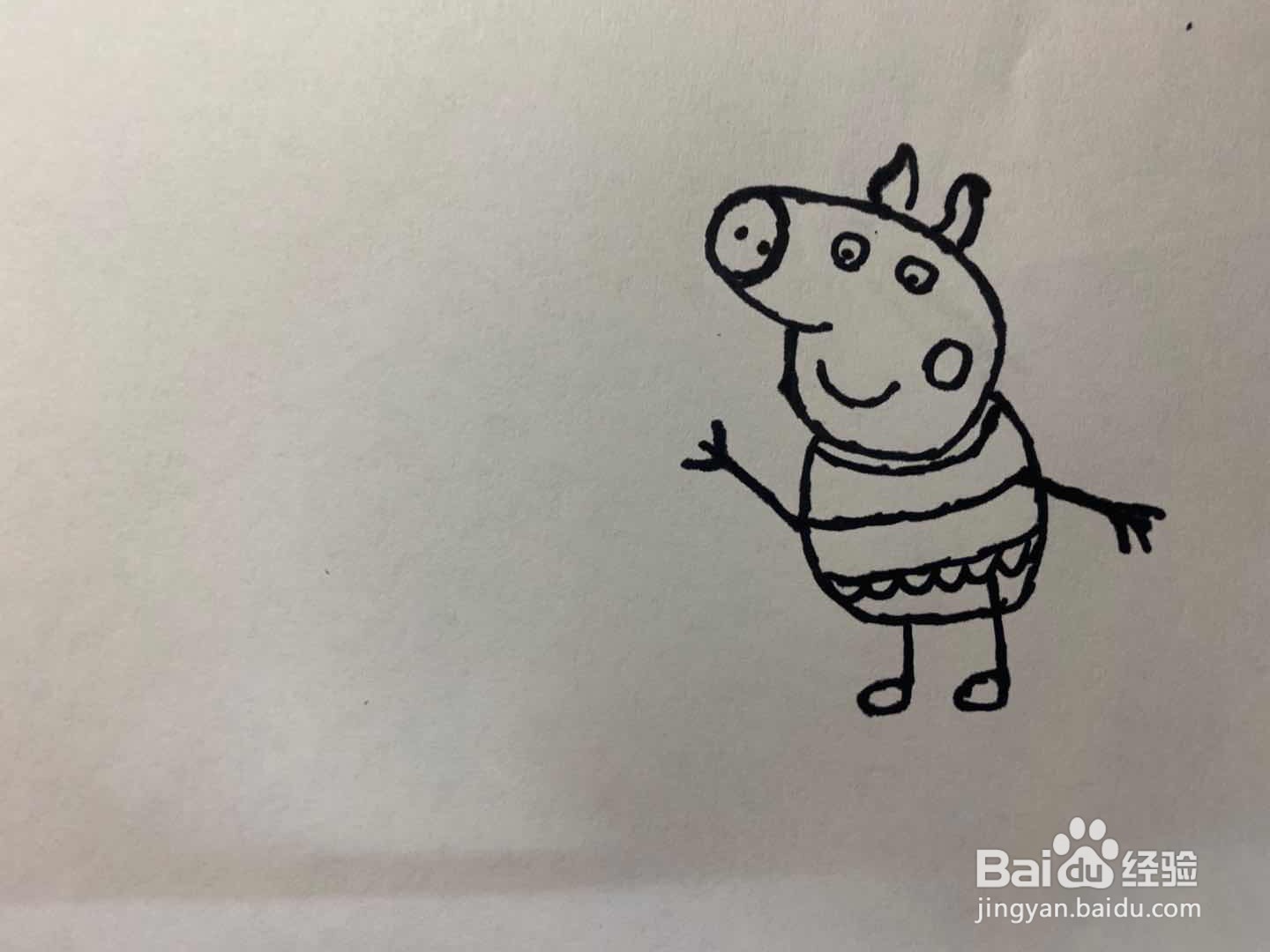 小猪佩奇简笔画