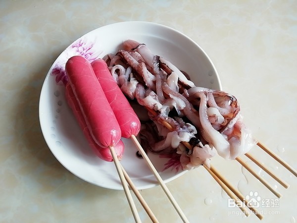 香辣烤串的步骤
